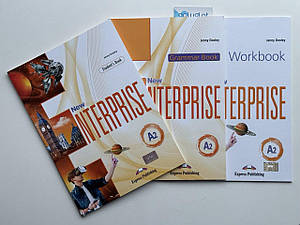Комплект New Enterprise A2 Student's Book + Workbook + Grammar book
