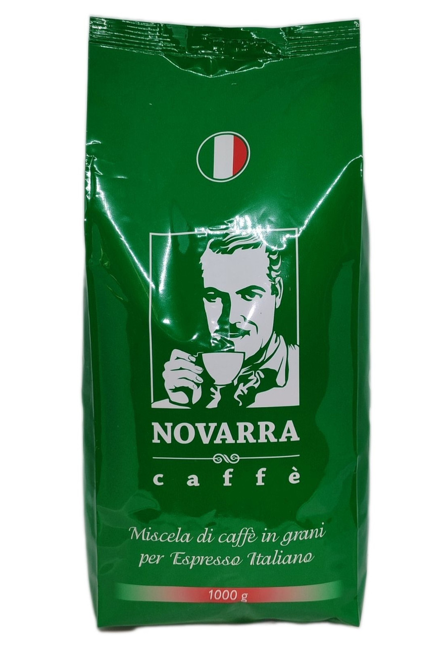 Кава NOVARRA (зелена упаковка) в зернах 1 кг
