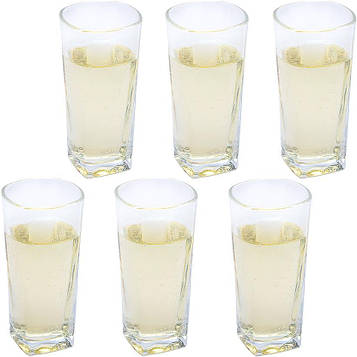 Склянка скло висока 200мл Набір 6шт