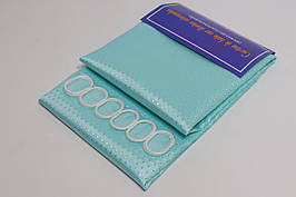 Штора для ванної ширина 240 см однотонна 5314/turquoise