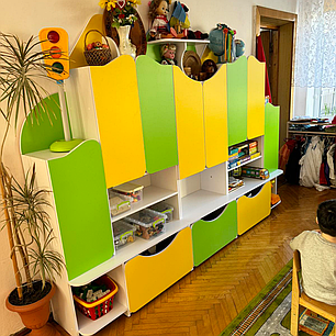 Стінка для дитячих іграшок Будиночок DS-1004, фото 3