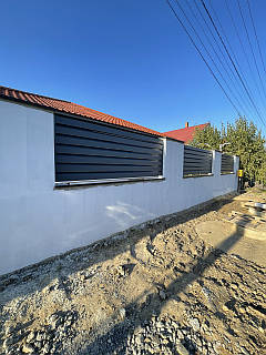 Паркан із металу Жалюзі Тип PIPE