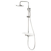 Душова система з термостатичним змішувачем Fiastra (латунь, верхній душ, ручний душ) ТМ CORSO