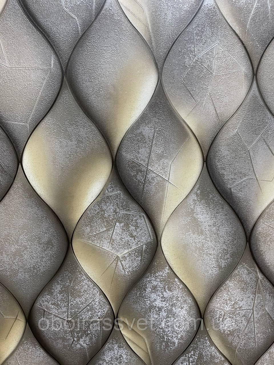 Шпалери Орландо 5880-05 вінілові супермийка довжина рулону 15 м ширина 1.06 м=5 смуг по 3 м кожна