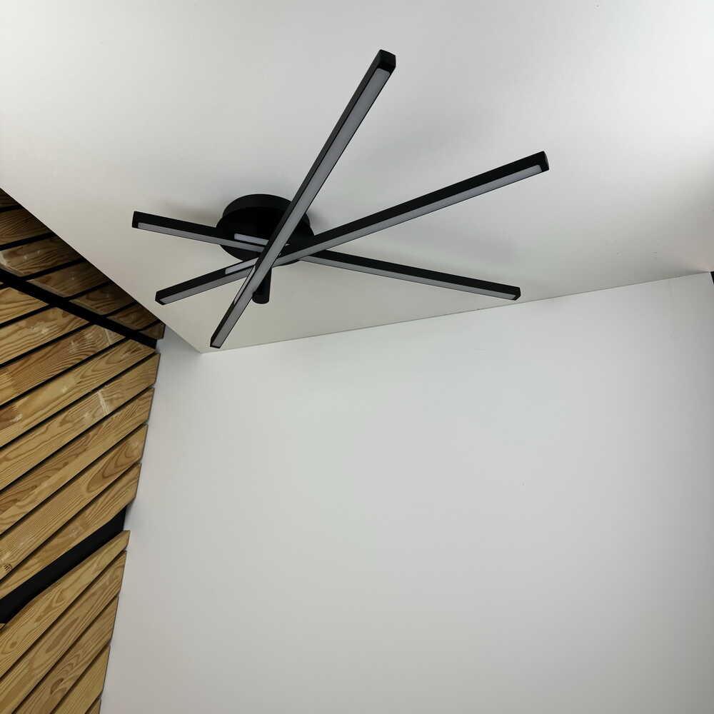 Світильник LED RIXOS 60W 4000K IP20 поворотний пісочно-чорний Violux