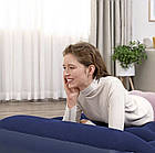 Велюровий матрац 188x99x22 см з вбудованим насосом та подушкою Bestway 67224 Синій, фото 3