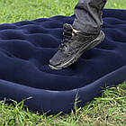 Велюровий матрац 188x99x22 см з вбудованим насосом та подушкою Bestway 67224 Синій, фото 8