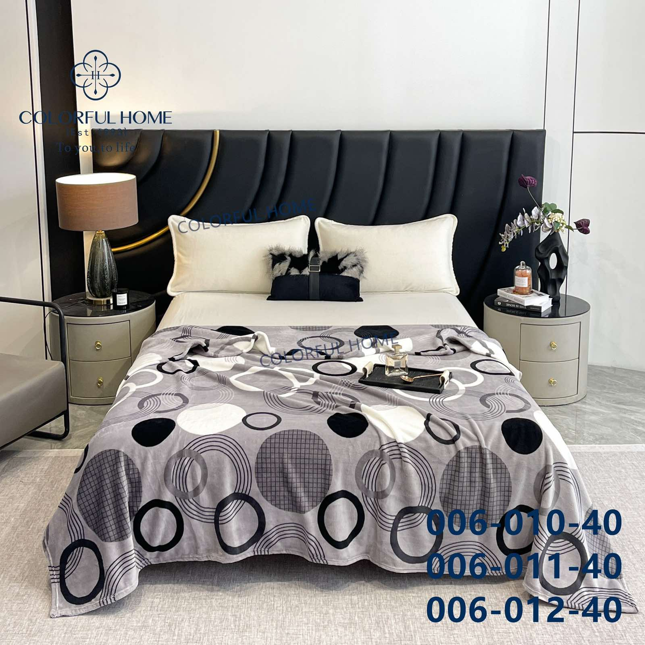 Плед бавовна розмір євро мікс квітів у пачці від 5 шт., фото 1