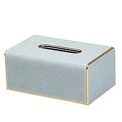 Серветниця горизонтальна 21х13х9 см органайзер для серветок на стіл М'ятний