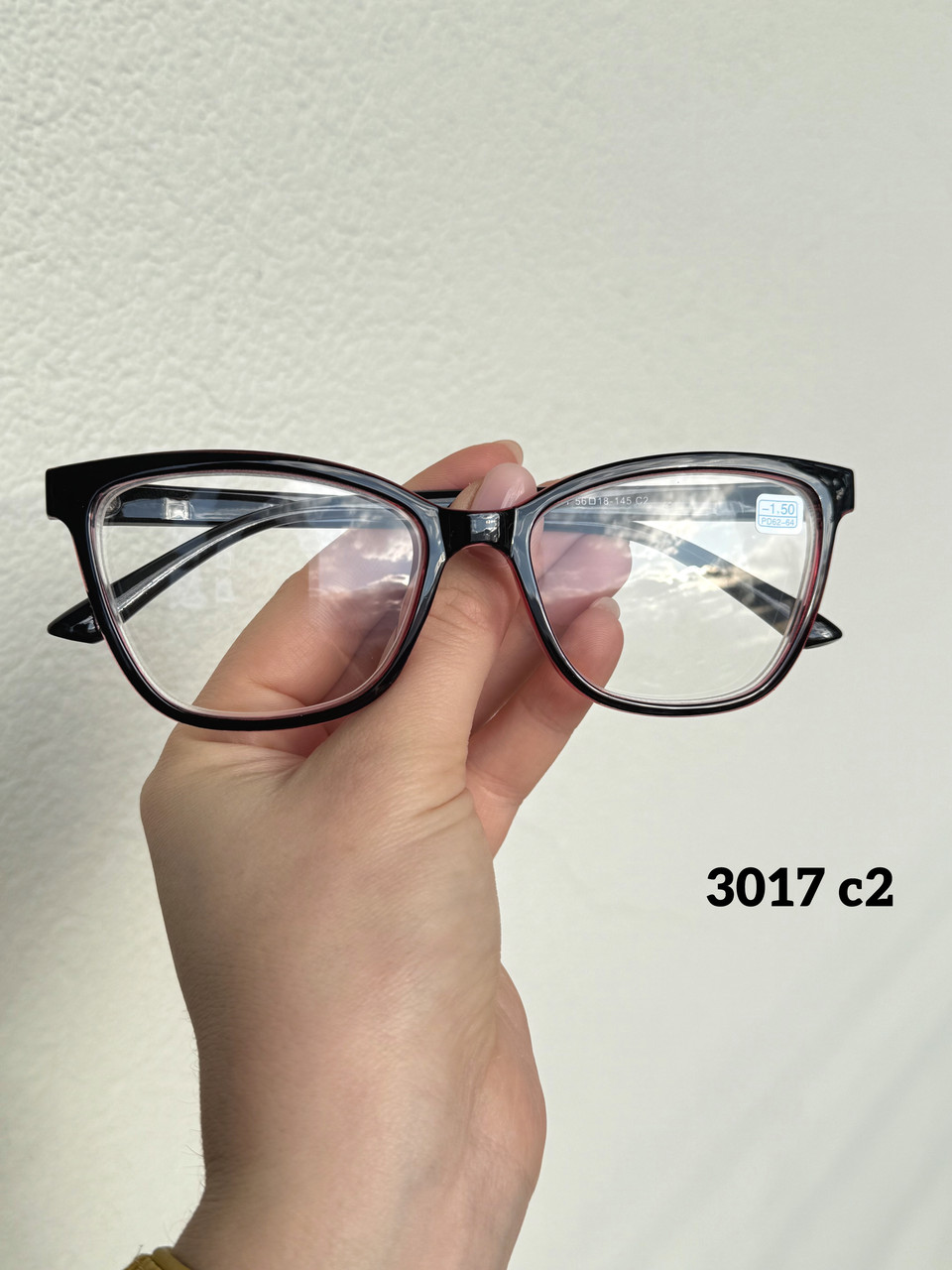 Жіночі окуляри з білою лінзою 3017 с-2