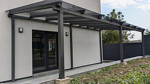 Монолітний полікарбонат 6 мм TUFFAK (вир-во Болгарія), Грей