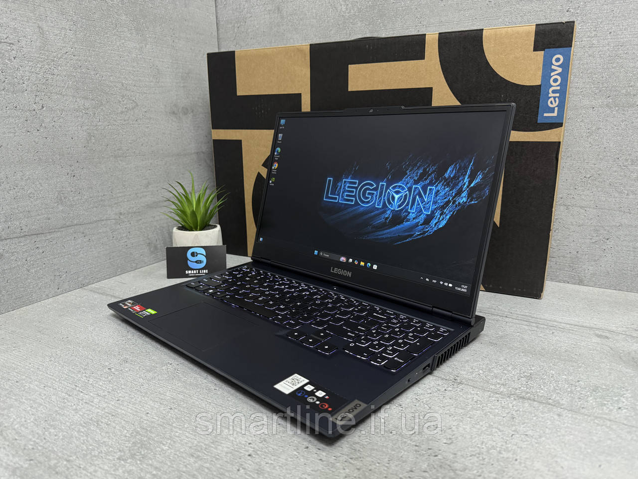 Ігровий ноутбук Lenovo Legion 5 GeForce 15.6" Ryzen 5 16gb ddr4 512gb ssd