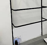 Дуга чорна з кріпленням у профіль 90 см, фото 6