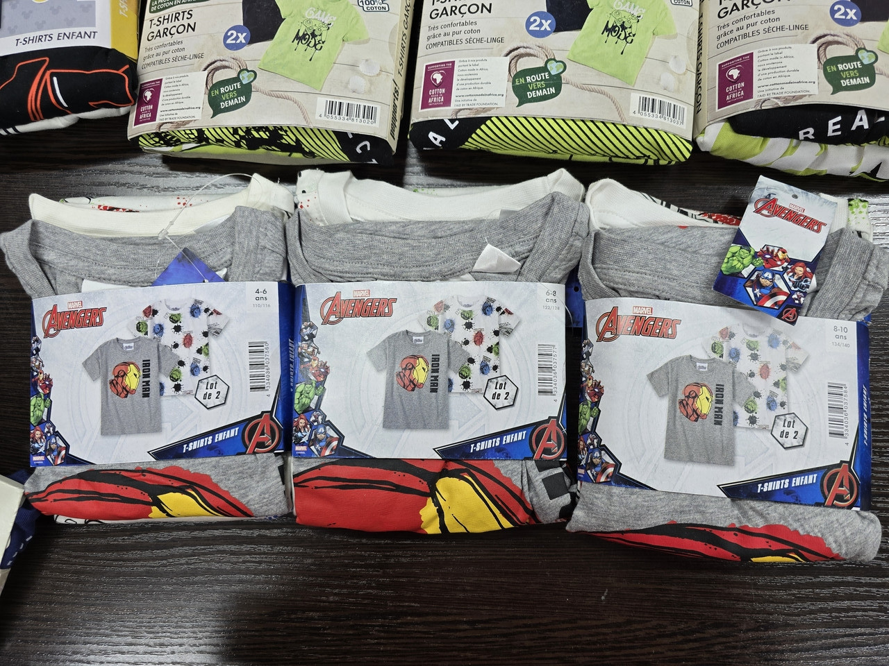 Футболка хлопчику 6-8, 8-10, 10-12 років. Marvel 2шт, фото 1