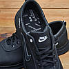 Чоловічі шкіряні кросівки демісезонні чорні (натуральна шкіра), батали весна-осінь для чоловіків, великі розміри 46 47 48 49 50, фото 7