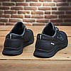 Чоловічі шкіряні кросівки демісезонні чорні (натуральна шкіра), батали весна-осінь для чоловіків, великі розміри 46 47 48 49 50, фото 6