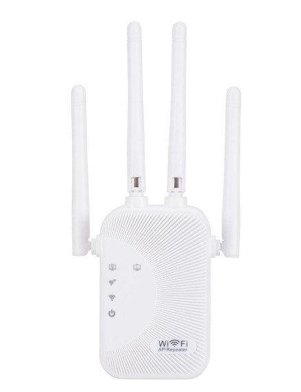 WIFI репітер бездротовий підсилювач повторювач ретранслятор 2.4G 4 антени розширення зони покриття точка доступу