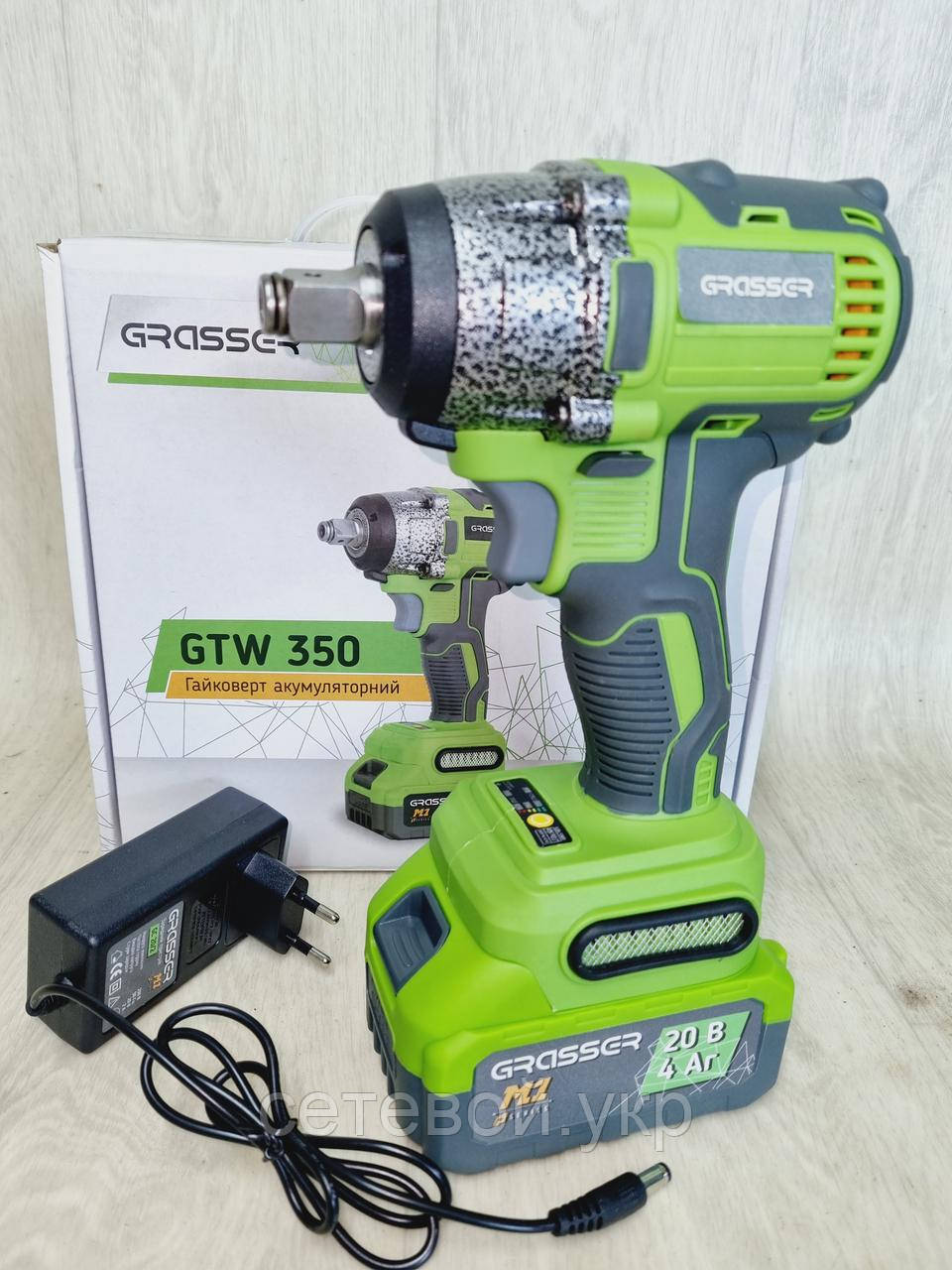 Акумуляторний гайковерт Grasser GTTW 350