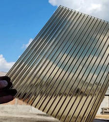 Стільниковий полікарбонат 10 мм MARLON Марлон, Бронза