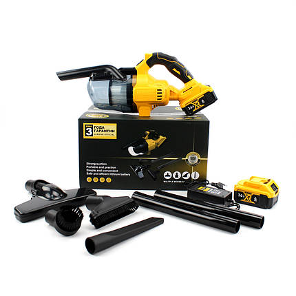 Акумуляторний автомобільний пилосос DeWalt DCV501LN-XJ (36V, 6AH) АКБ пилосос Деволт, фото 1