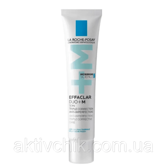 Гель-крем потрійної дії для корекції проблемної шкіри La Roche-Posay Effaclar Duo + M