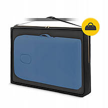 Масажний стіл складаний 4FIZJO Massage Table Alu W60 Blue Poland, фото 3