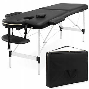 Масажний стіл складаний 4FIZJO Massage Table Alu W70 Black Poland