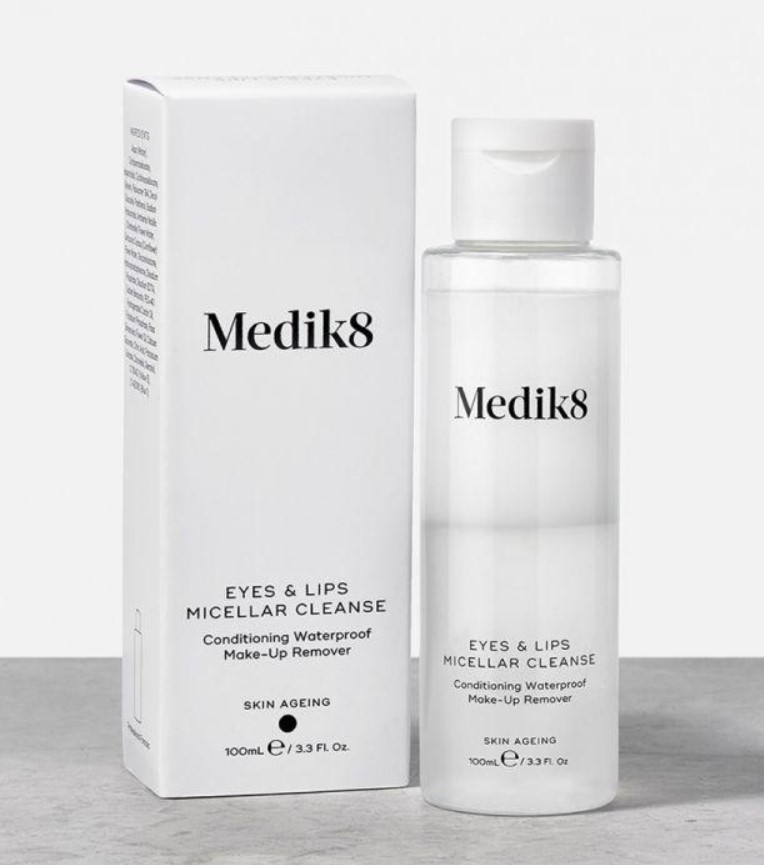 Міцелярний засіб для видалення стійкого макіяжу Medik8 Eyes & Lips Micellar Cleanse