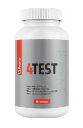 Підвищення рівня тестостерону SPORTER 4TEST 90 капсул