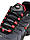 Чоловічі шкіряні текстиль кросівки Nike Air Max Plus New Black Grey Red, кеди Найк чорні. Чоловіче взуття, фото 7
