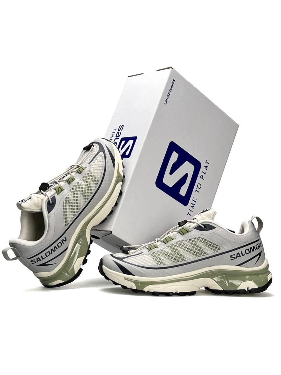 Чоловічі текстильні кросівки Salomon XT-6 FT Light Grey, кеди текстиль нейлон Соломон сірі. Чоловіче взуття