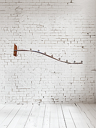 Кронштейн для одягу на стіну (хвиля)