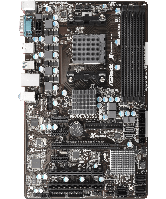 Материнська плата AM3+ AMD 760 ASROCK 980DE3/U3S3 PM 4*DDR3 ATX бу