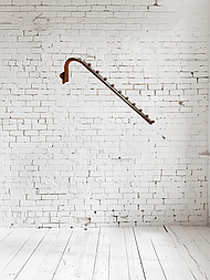 Кронштейн (флейта) для одягу поворотна настінна