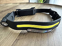 Ліхтарик налобний MADORU акумуляторний із датчиком руху