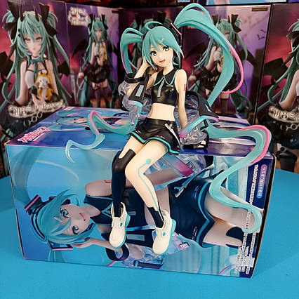 Аніме фігурка Хацуне Міку (FuRyu) / Vocaloid Hatsune Miku Noodle Stopper Figure - Neon Cyber