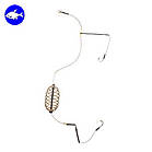 Рибальська снасть «Два гачки» (Кормушка «Пустишка велика» 6 см)