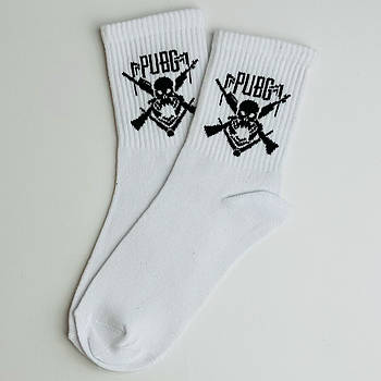 Шкарпетки довгі RWB - PUBG - Logo White