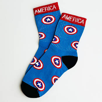 Шкарпетки довгі STS - Captain America - Shield