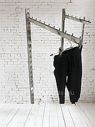 Кронштейн (вішало для одягу) на рейку (без вигину)