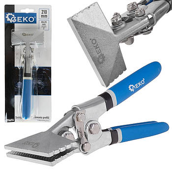 Щипці для формування профілів 210 мм 80x35 мм Geko G01669A