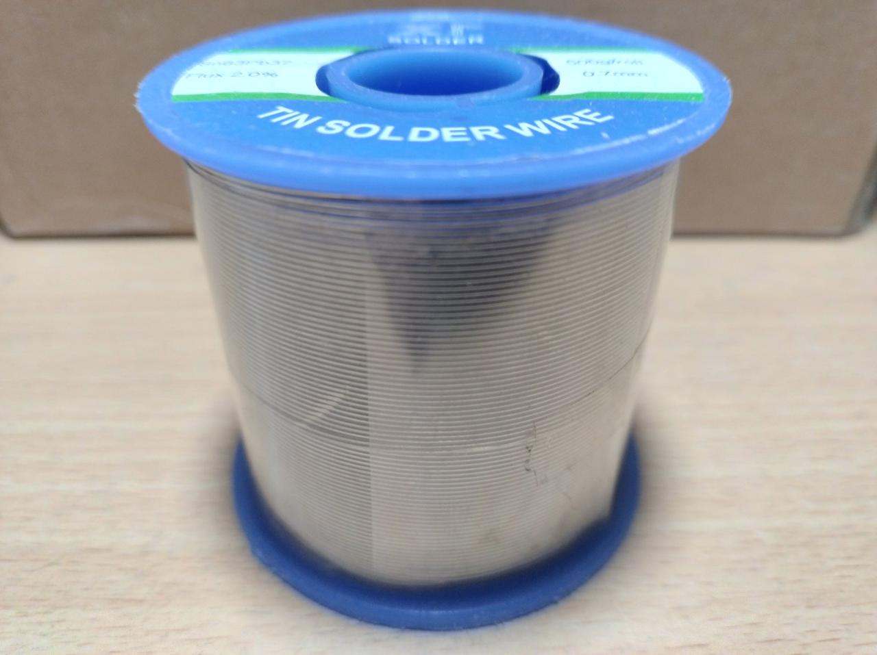 Припій XF SOLDER Sn63Pb37 з флюсом; 0,7 мм.; 500 грам