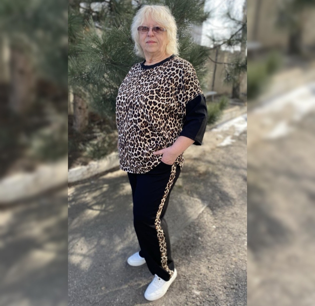 Жіночий літній костюм великі розміри, фото 1