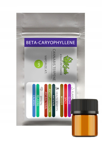 🌿Терпен Kush CBD Beta-Caryophyllene | 1 мл | Натуральний | Пряний аромат гвоздики, фото 1