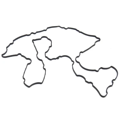 Прокладка кришки клапанів (пластик) DAF CF, XF 106, XF II, XG, XG+ (MX13 265-390) (05.10-) (ELRING) 440.220, фото 1