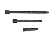 Набір ударних подовжувачів 1/4", 3/8" і 1/2" CrV 9 шт. G10531, фото 4