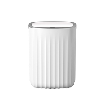 Сенсорне відро для сміття JAH 12 л прямокутне Nordic білий-сірий