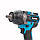 Акумуляторний безщітковий ударний гайковерт Makita TW002GZ 1000Hm (48V, 9AH) з набором головок Макіта bs, фото 9
