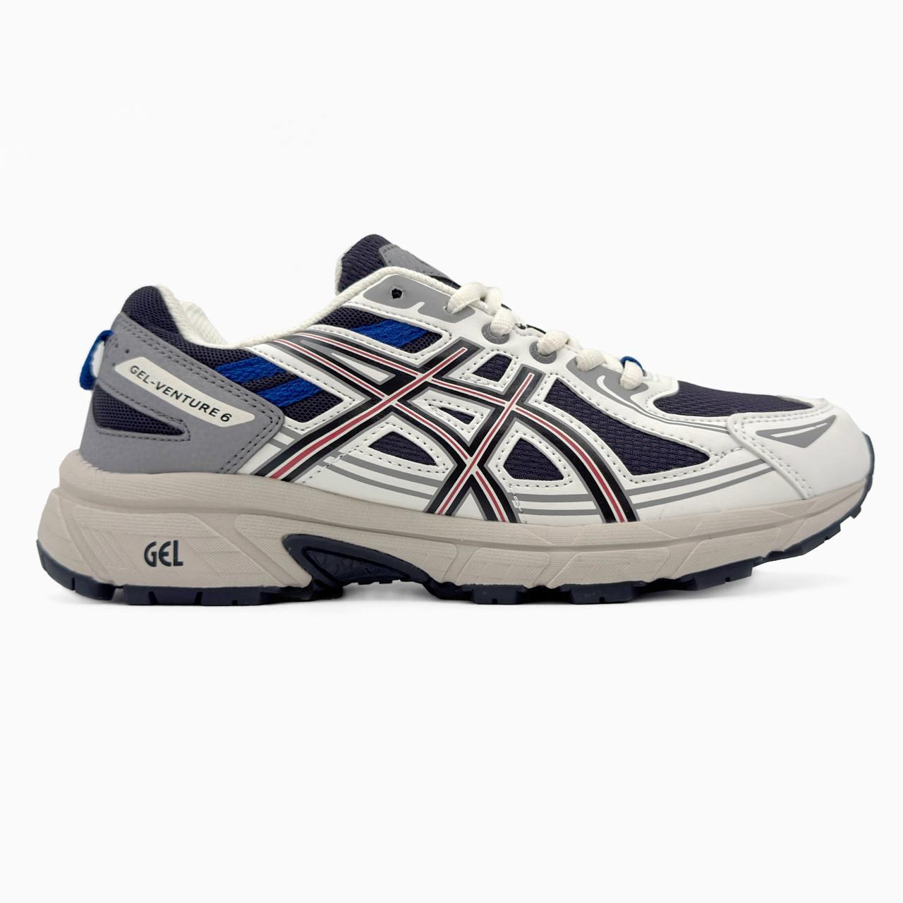 Кросівки чоловічі білі Asics Gel-Venture 6 White Blue (17253)