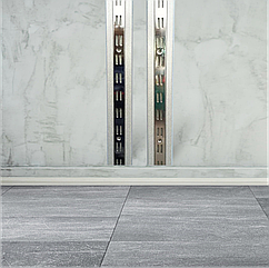 Рейка в дереві (темна) 2 м